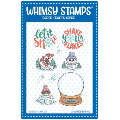 Whimsy Stamps Stempel - Winter Snowglobe